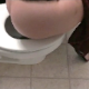 A girl is recorded taking shits into a toilet in 4 different scenes. Poop sounds are great, and poop action is visible in most scenes, although video is a little grainy. About 3.5 minutes.